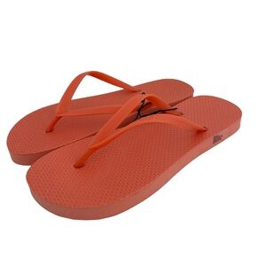GAP Women’s Orange Thin Strap Basic Flip Flops Size: 7